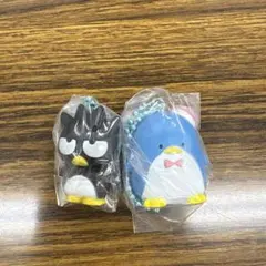 サンリオキャラクターズ　マスコット＆グミ　タキシードサム、バッドばつ丸