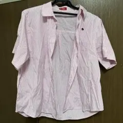 POLO ストライプ 半袖シャツ LL