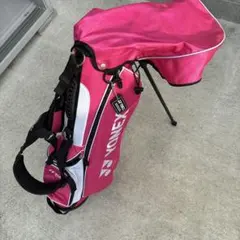 YONEX ピンク キャディバッグ スタンド式