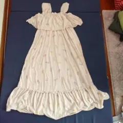 gelato piqueクリーム色キャミソールワンピース