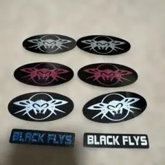 早い者勝ち‼️配送料込‼️超希少な90年代当時物Black Flys ステッカー8枚