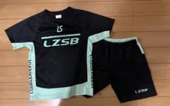 ひ*れ様 LZSB サッカーウェア 上下セット 150サイズ 黒/ミント