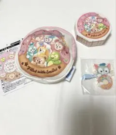 ダッフィー＆フレンズ　フィルドウィズジョイ エコバッグ　ジェラトーニヘアクリップ