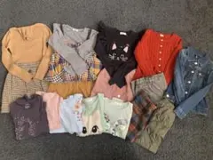 女の子　秋冬服　まとめ売り　16点　130センチ