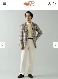 新品） BEAMS fビームスエフ EASY MARZOTTO リネンジャケット - メルカリ