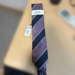 【新品未使用】NON-IRON ストライプ柄 ピンク、ネイビー