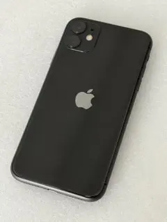Apple iPhone 11 ブラック 本体 64GB 電池100% ケース付