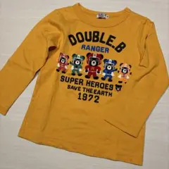 ミキハウスダブルビー 長袖 カットソー ロンT 110cm