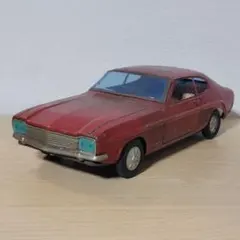 昭和レトロ イチコー ブリキ フォードカプリ 38cm ジャンク品