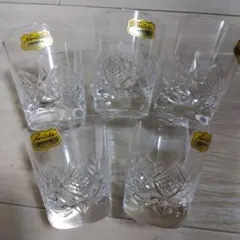 Noritake ノリタケクリスタル ショットグラス酒器　お猪口 5個セット