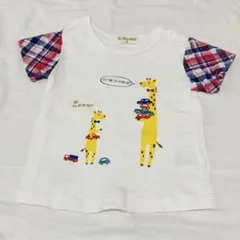 Si-Shu-Non キリン柄 半袖Tシャツ 90cmのサムネイル
