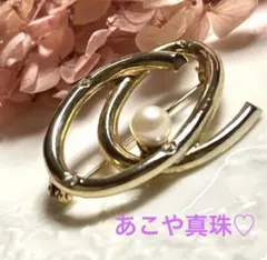 フォーマル✨本真珠　あこや真珠ブローチ　アコヤパール　結婚式　入学式　入園式