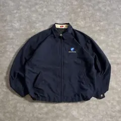 ヴィンテージ90s80sドリズラージャケット USA製 L ネイビー メンズ古着