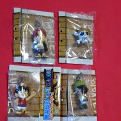 ワンピース　フィギュアマスコット　4種