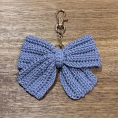 ハンドメイド リボンキーホルダー