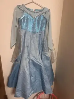 エルサ風水色ドレス 5-6 歳