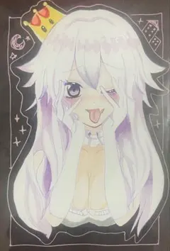 キングテレサ姫 手描きイラスト