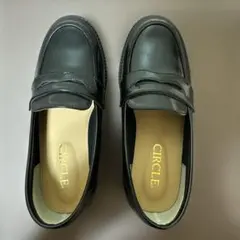 CIRCLE ブラック ローファー　20cm