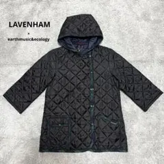 LAVENHAM ラベンハム　キルティングジャケット　チェック　アースコラボ　M