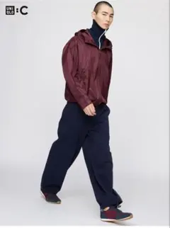 破格‼️UNIQLO Cモデル イージーパンツ Lサイズ ネイビー