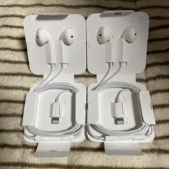 iPhone純正イヤホン　2つセット