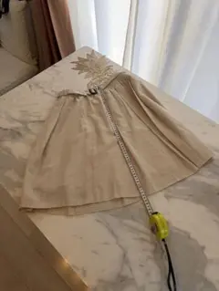 新品❤️BURBERRY BLUELABELフレアミニスカート38ベージュMサイズのサムネイル