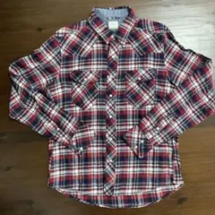 【８月中限定値下げ】 Right-on Back Numberチェック長袖シャツのサムネイル