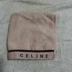 CELINE ピンク タオルハンカチ