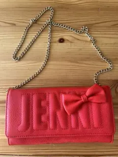 ★美品★JENNI 赤 お財布ポシェットのサムネイル