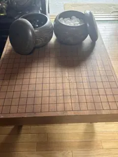 囲碁セット 木製 盤面付き - メルカリ