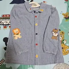 【美品】ミキハウス　ベア　ブラウス　110