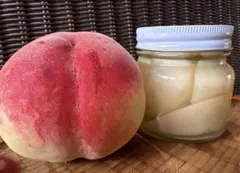 夢みずき　甜菜糖使用　桃の瓶詰め　001のサムネイル