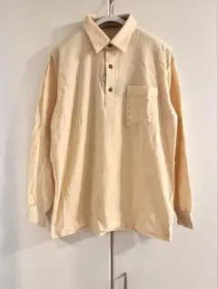 た*ん様 新品未使用　LYLE &SCOTクリーム色 長袖ポロシャツ　Lサイズ