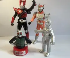 仮面ライダー ソフビ フィギュア 4体セット