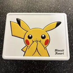 ユーハイム　ポケモン　ピカチュウ　ビスケットアソート　缶