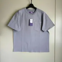 パープルレーベル　ポケットTシャツ　N25FT064　ライトグレー　M　新品③
