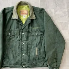 Diesel Italy Denim Trucker Dark Grn XL