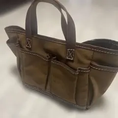 Cachetillie ブラウンポケットトートバッグのサムネイル