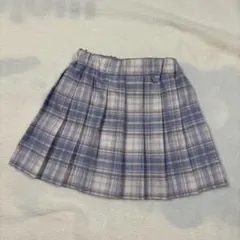 チェック柄プリーツスカート 130cm