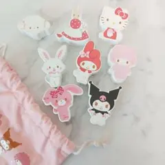 サンリオ キャラクターズ つみき積み木 巾着付き 日本限定 SANRIO