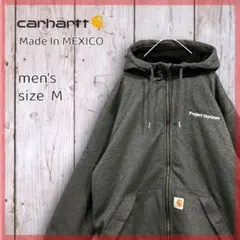 美品★Carhartt カーハート★メキシコ製★パーカー★サーマル★企業