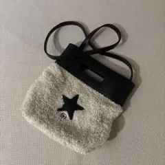 CONVERSE ボア ショルダーバッグ ネイビー⭐︎ - メルカリ