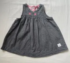 sale☆プチバトー　ベビー　ワンピース　6m 67 ノースリーブ　グレー