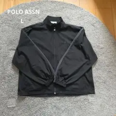 U.S.　POLO ASSN　レディース　ジップブルゾン　L　黒のサムネイル