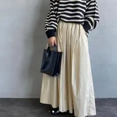 【未使用級】ミズイロインド　コーデュロイフロントタックワイドパンツ