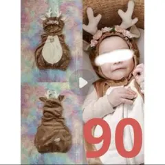 クリスマス　コスチューム　コスプレ　トナカイ　50 60 70 80 90