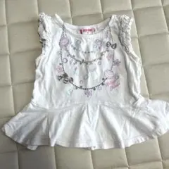 メゾピアノ　半袖　タンクトップ　ノースリーブ