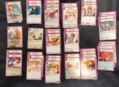 ユニオンアリーナ　シャニマス　紫アルストロメリア　デッキ＋予備パーツ ユニオンアリーナ 紫アルストロメリア デッキパーツ50枚セット