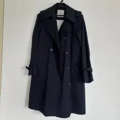 INED トレンチコート　ネイビー　美品　Ｍ　９号