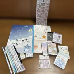 文房具セット売り シール メモ帳 キャップ 鉛筆 自由帳 消しゴム